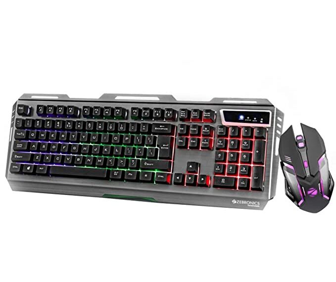 Zebronics Gaming Keyboard and Mouse Review [ RGB lights and metal body ]