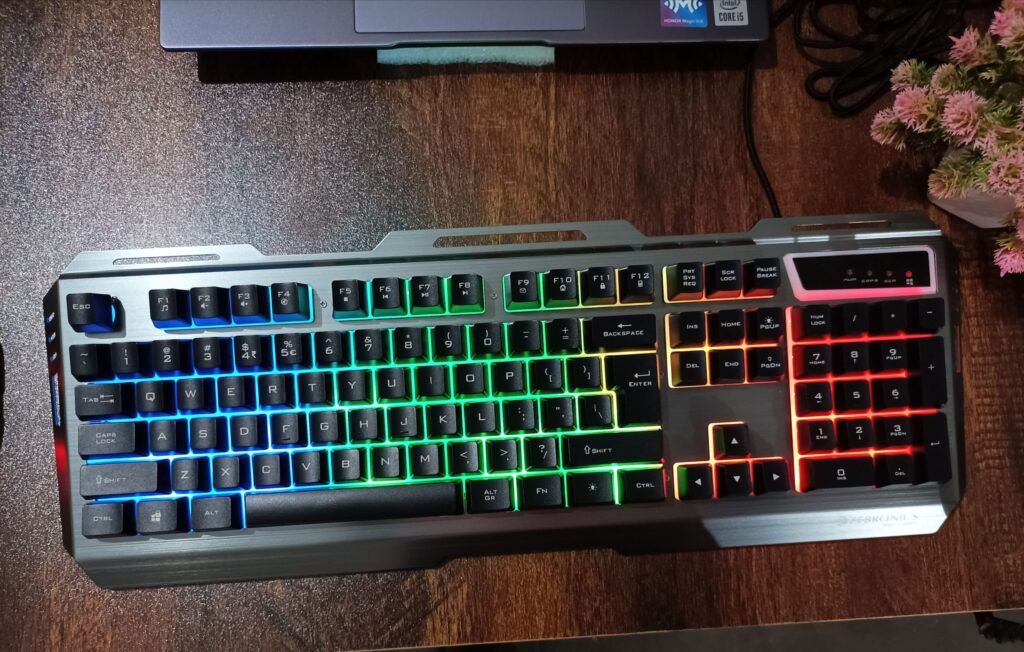 Design and build quality Zebronics Zeb-Transformer Gaming Keyboard review