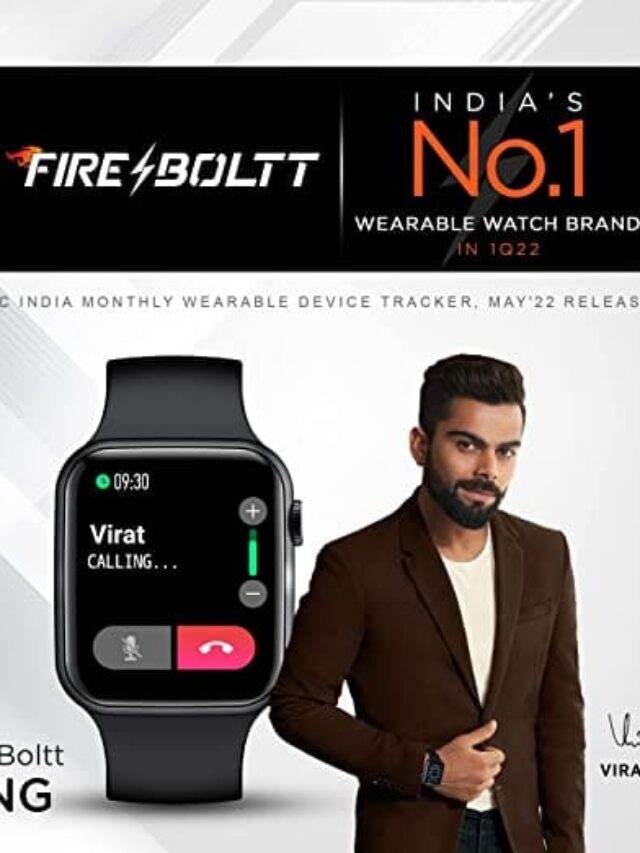 Fire-Boltt India’s No 1 Smartwatch Brand Ring Bluetooth Calling with SpO2