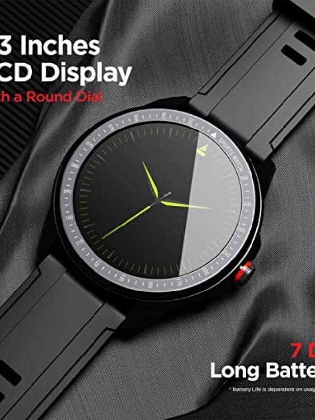 boAt Flash Edition Smart Watch [ 170+ Watch Faces, Sleep Monitor, Gesture ]