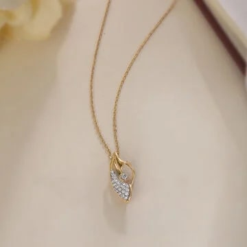 Yellow Gold Diamond Pendants